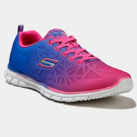 Skechers Women Blue & Pink Glider-Zealous Running Shoes